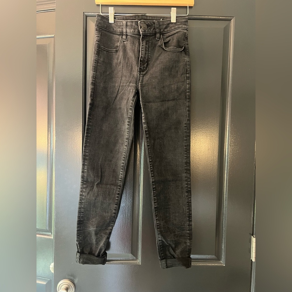 American Eagle Super Stretch Black Denim Jeans